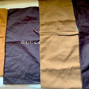Gucci Louie Vuitton dust bags & boxes